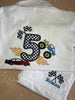 Boys White Button Up Short Pyjamas ANY DESIGN