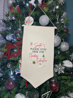 Santa Stop Here Bunting