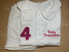 Girls White Seersucker Short Pjs
