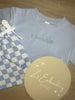 Checkered Tshirt & Short Set