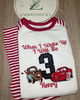 Block Pyjamas Red ANY DESIGN