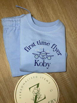 Unisex Flyer Blue Short Set