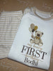 Beige Stripe Pyjamas ANY DESIGN
