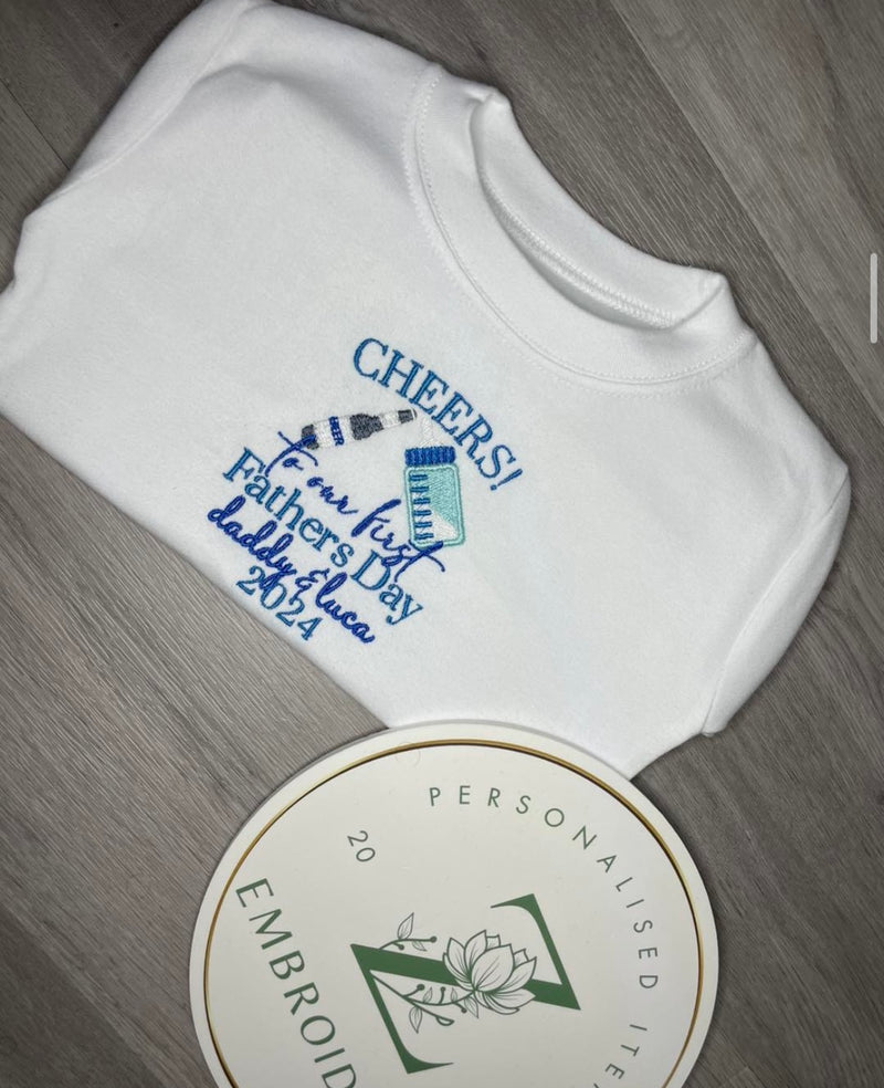 First Fathers Day CHEERS T-Shirt