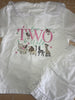 Girls White Seersucker Short Pjs
