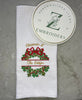 Wreath Tea Towel