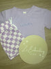 Checkered Tshirt & Short Set