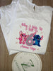 Girls Long Sleeve Frill Pj Set in white