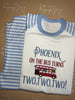 Light Blue Stripe Pyjamas ANY DESIGN