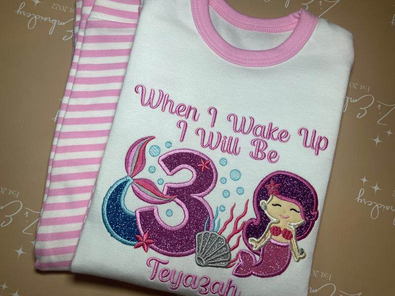 Pink Stripe Pyjamas ANY DESIGN