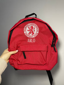 Red Football BackPack