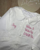 long white seersuckers Girls ANY DESIGN