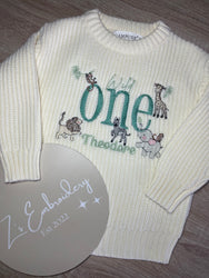 Birthday Design Knitted Sweatshirt