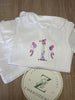 Girls White Button Short Pjs
